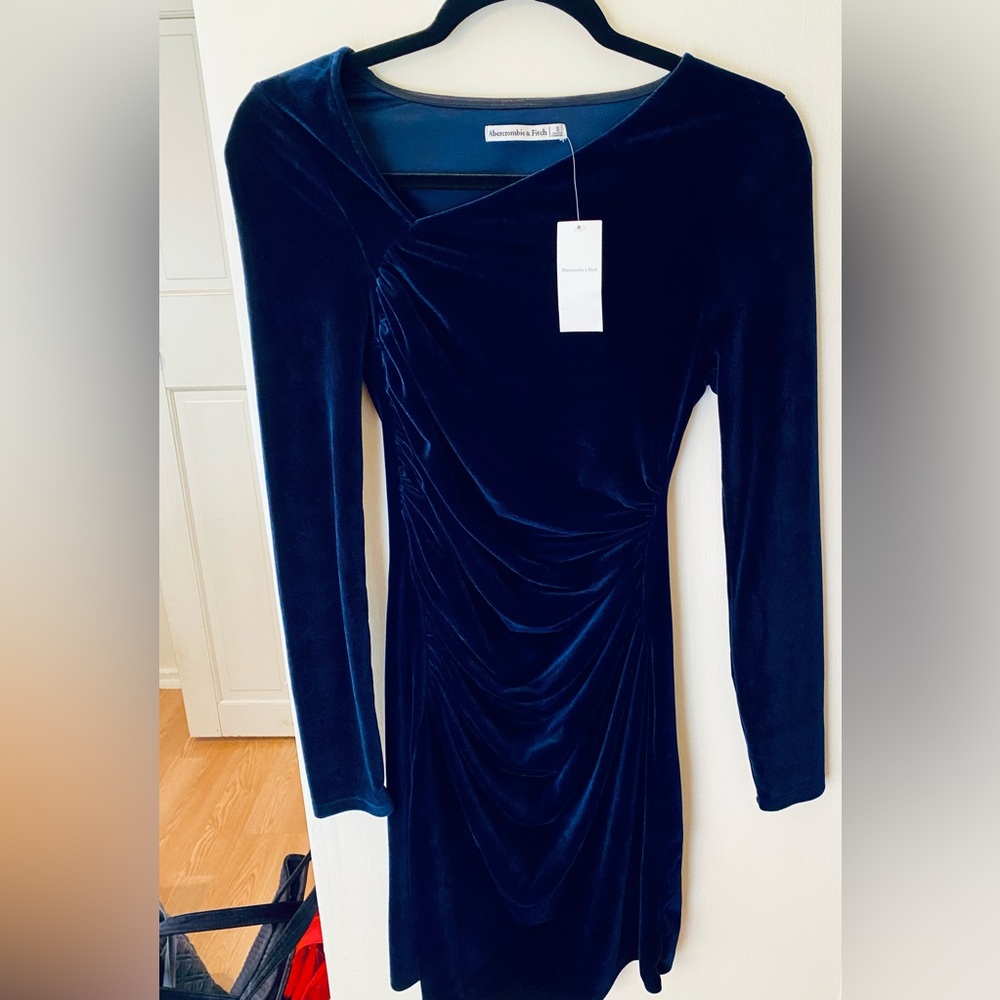 Velvet Cocktail Dress Abercrombie & Fitch